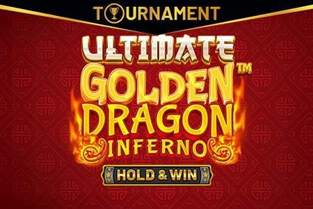 Ultimate Golden Dragon Inferno – Hold & Win: gespeichertes rotes und goldenes Titelmotiv